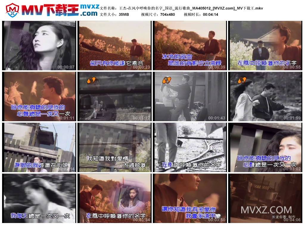 王杰-在风中呼唤你的名字_国语_流行歌曲_MA405012